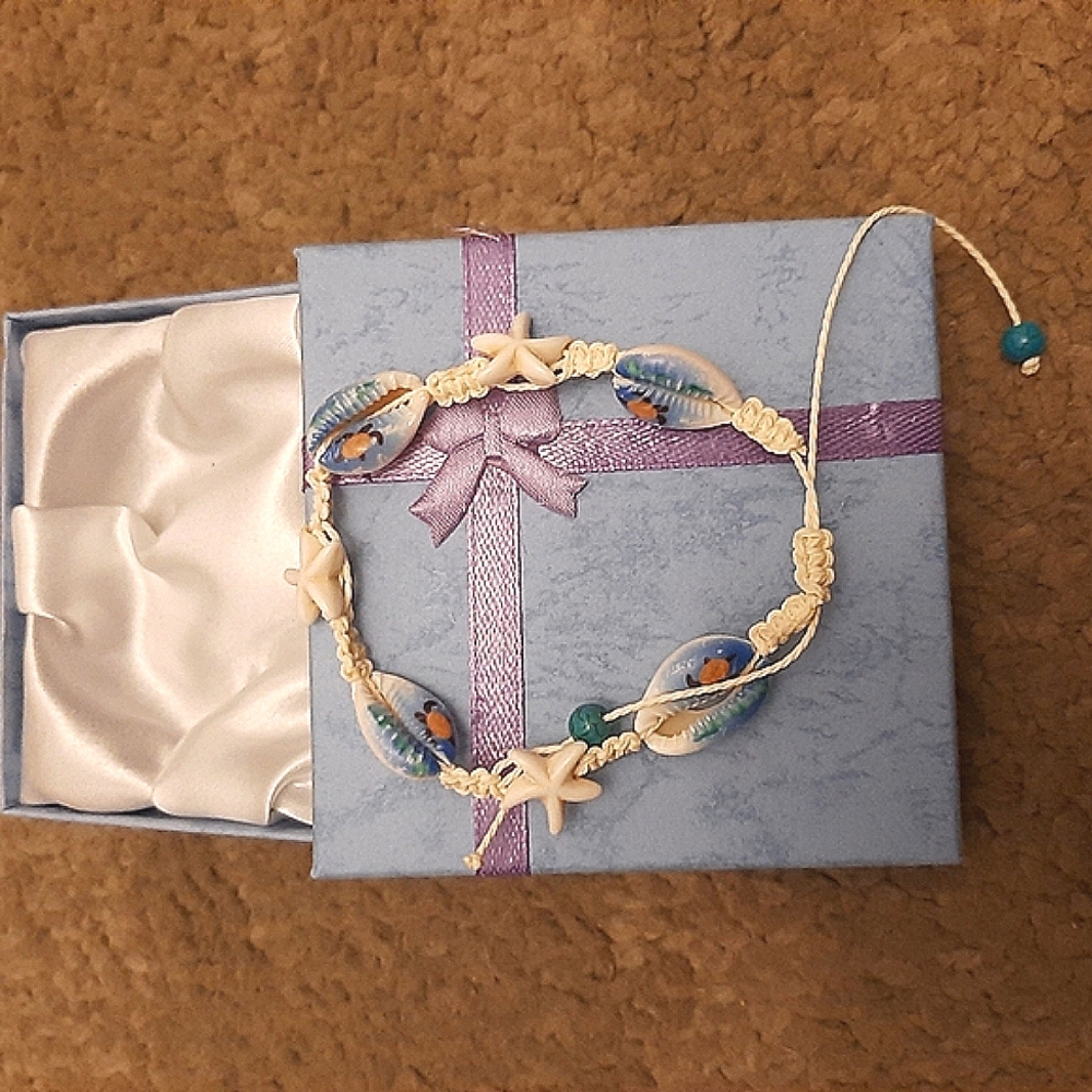 Seashell and Starfish Bracelet
